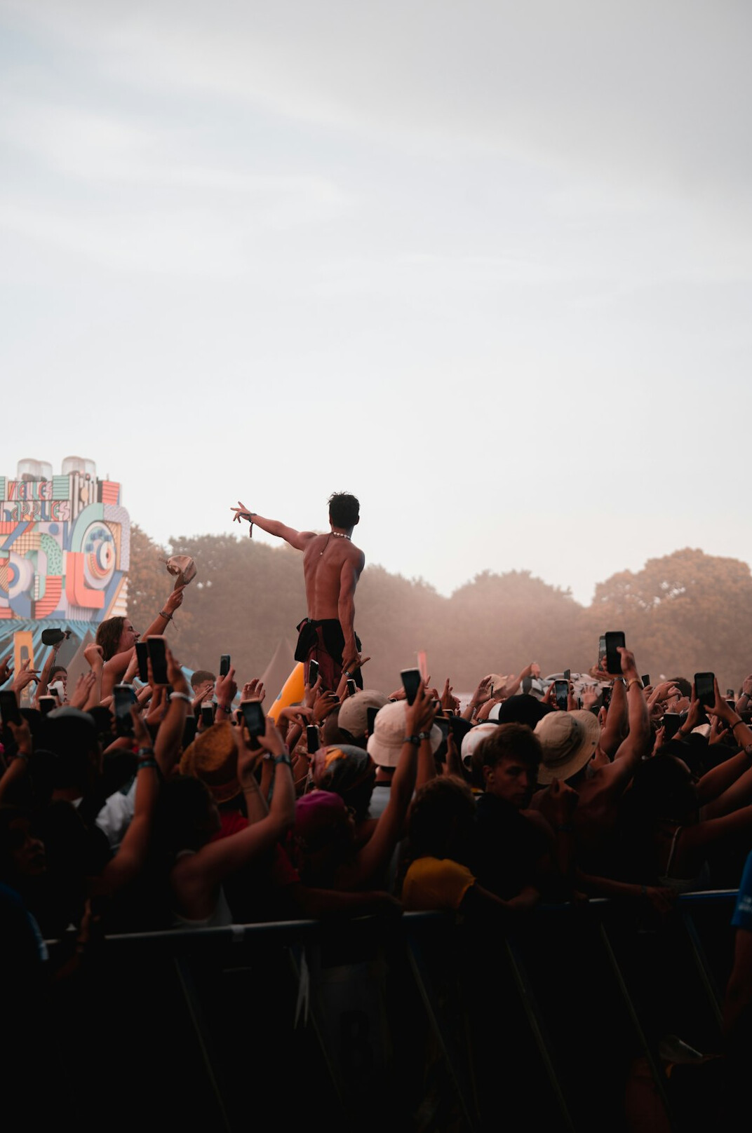 crowd at music festival
