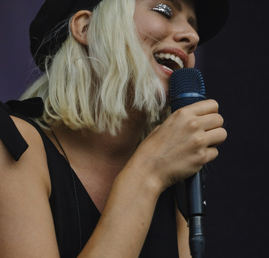 local singer on stage