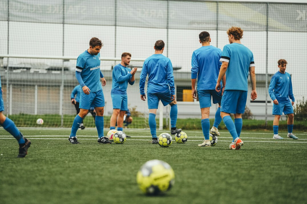 soccer player training